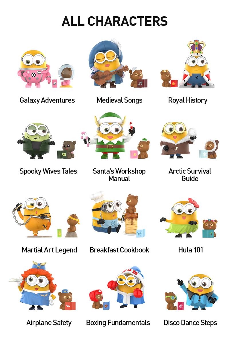 Minions Bedtime Stories by Bob and Tim Series Figures