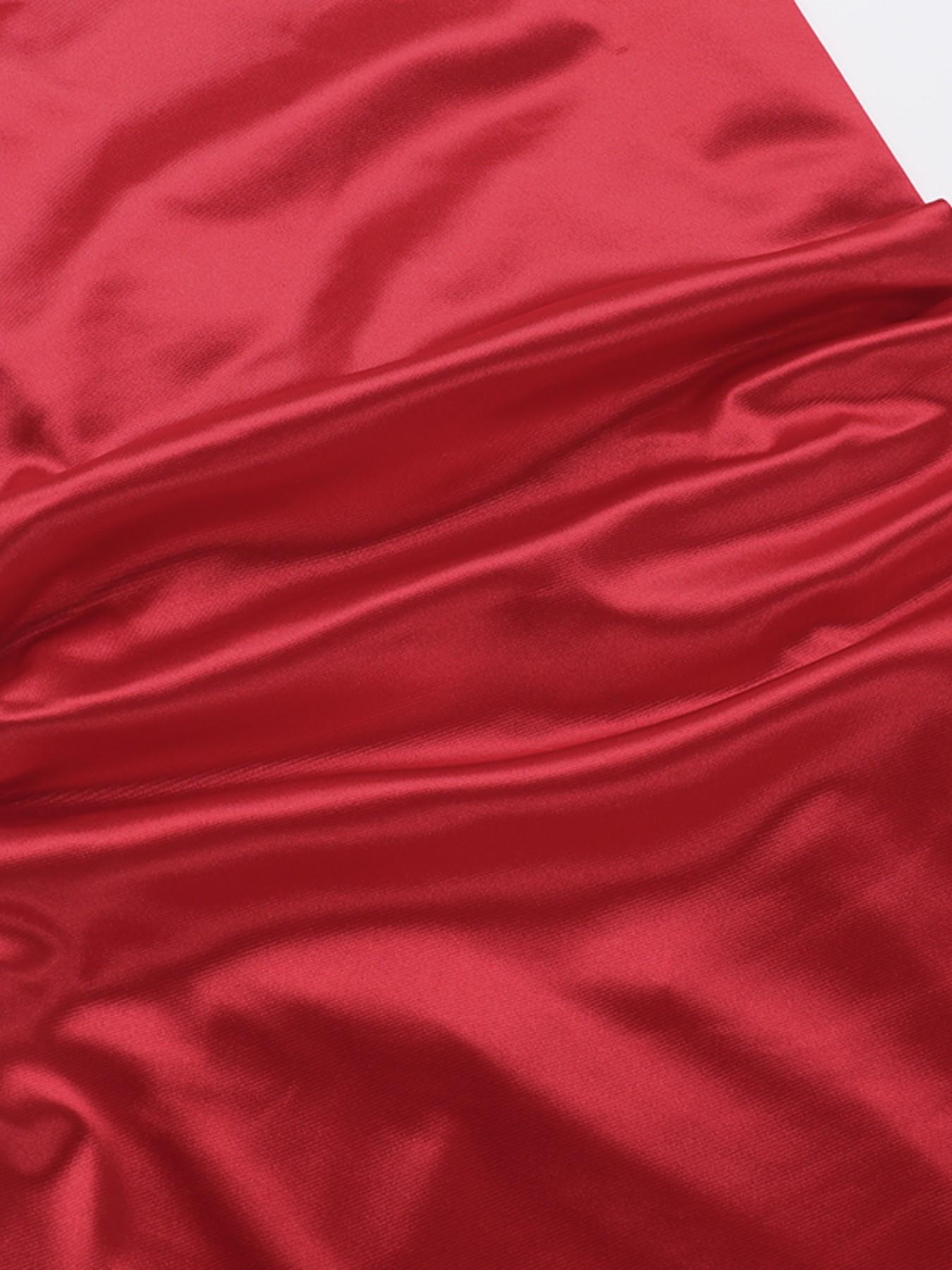 Elegant Satin Evening Dress for Formal Occasions, Perfect Party Gown for Weddings and Events, Ladies' Stylish Ballgown, Elegant Romantic Dress