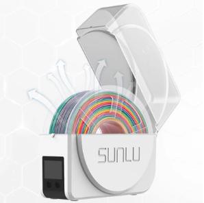 SUNLU Official Filament Dryer S1 Plus, 3D Printing Assistant Black Friday sales Built-in Circulation Fan, Filament Dryer Box Storage Box for 3D Printer Filament 1.75 2.85 3.00, S1 Plus White suit for bambu filament Black Friday sales Christmas  gitf