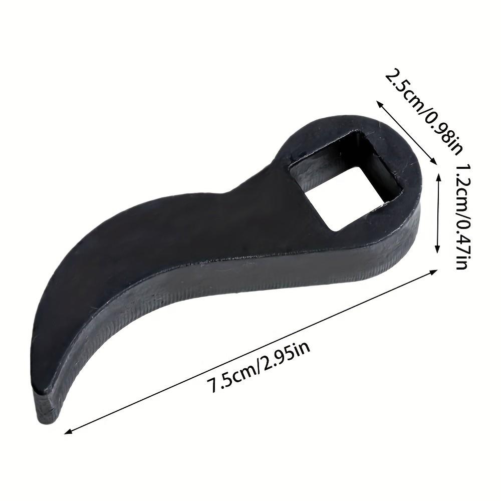 Adjustable Angle Horn Bar Adapter Tool, Carbon Steel Material, Compatible with 1/2 Torque Wrench, Half Shaft Drive Axle Removal Tool