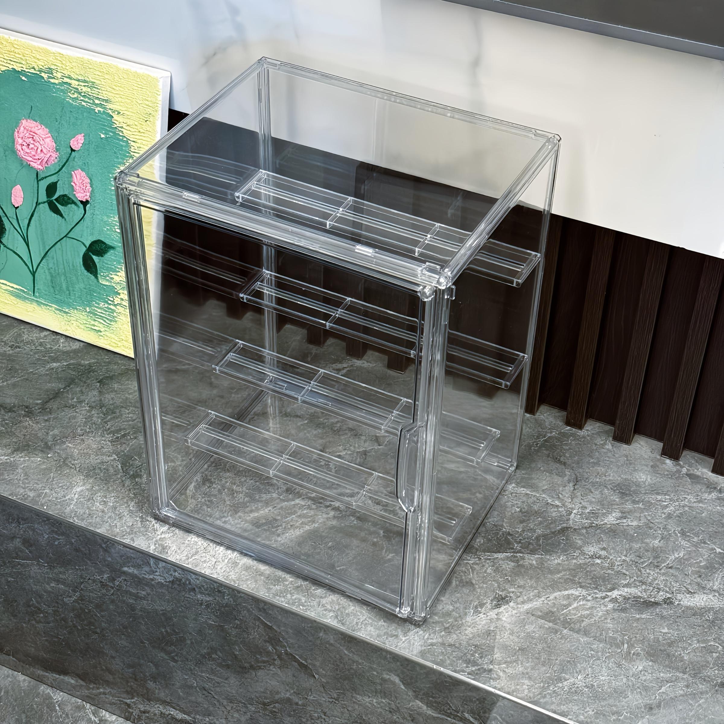 4-Layer Transparent Display Shelf, Multi-Functional Storage for Various Items, Stylish & Durable Design, Perfect for Home Organization