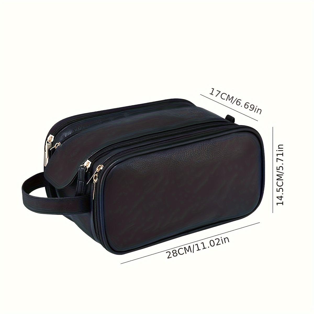 Large Capacity Cosmetic Bag Makeup Toiletries Organizer PU Leather Portable Travel Toiletry Pouch Women Makeup Storage Bags