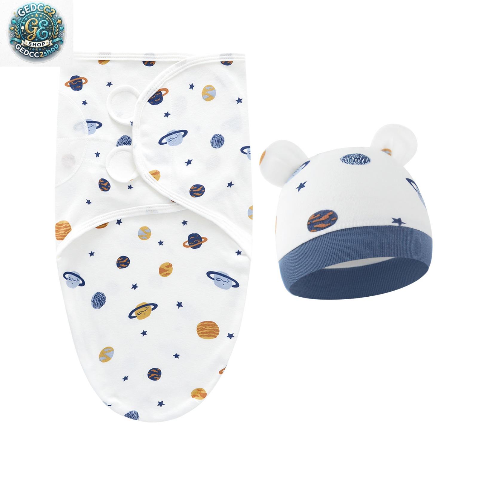 100% Cotton Baby Swaddle Blanket, Newborn Swaddle Wrap for 0-6 Months, Lightweight Infant Sleep Sack for Spring, Summer & Fall