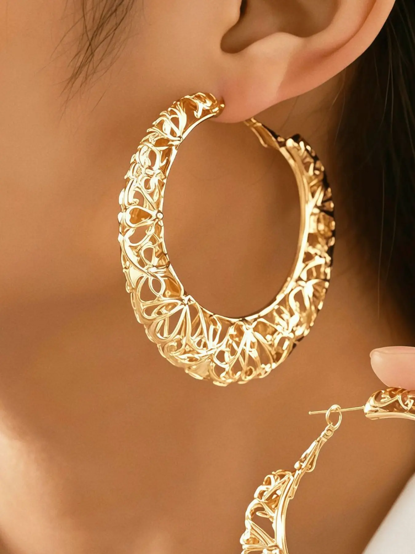 Elegant Ring Earrings for Women, Perfect for Weddings, Engagements, Anniversaries, Valentine's Day Gifts, Stylish Jewelry Accessories
