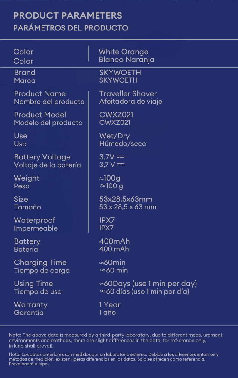 Skyworth Traveller Mini Electric Beard Shaver Upgraded Version Waterproof & Comfortable Double-Ring Magnetic Cutter, Long Lasting for Travel & Daily Use, 2025 New Beard Shaver Fathersdaygift