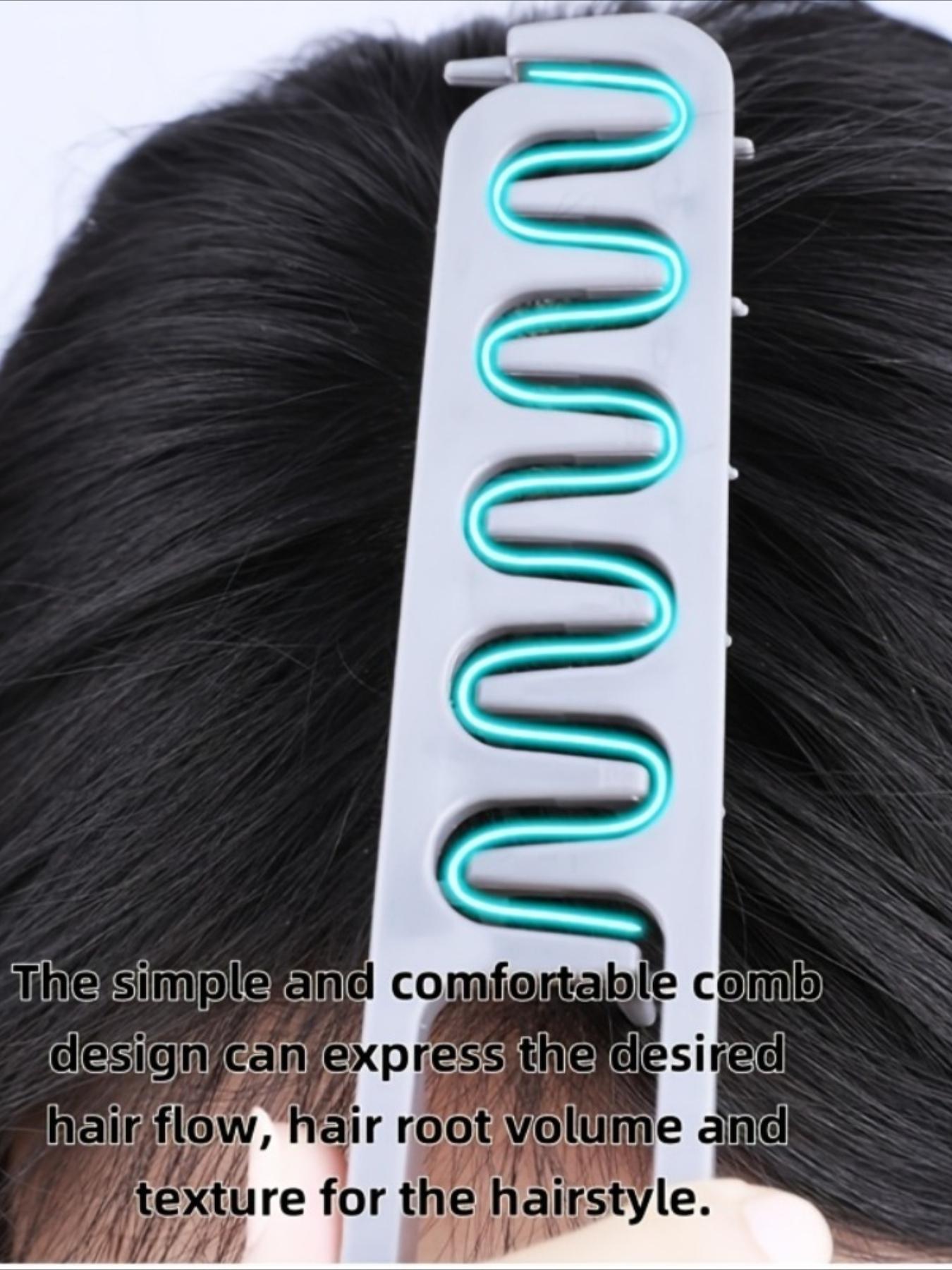 5/7/9pcs Volumizing Texture Hair Comb – Strong Grip, Root Lift, Seamless Blend, Fine Teeth for All Hair Types (Straight/Wavy/Curly), Anti-Slip Design, Ergonomic & Comfortable Handle, Perfect for Bangs, Salon & Home Use, Reusable, Must-Have Styling Tool