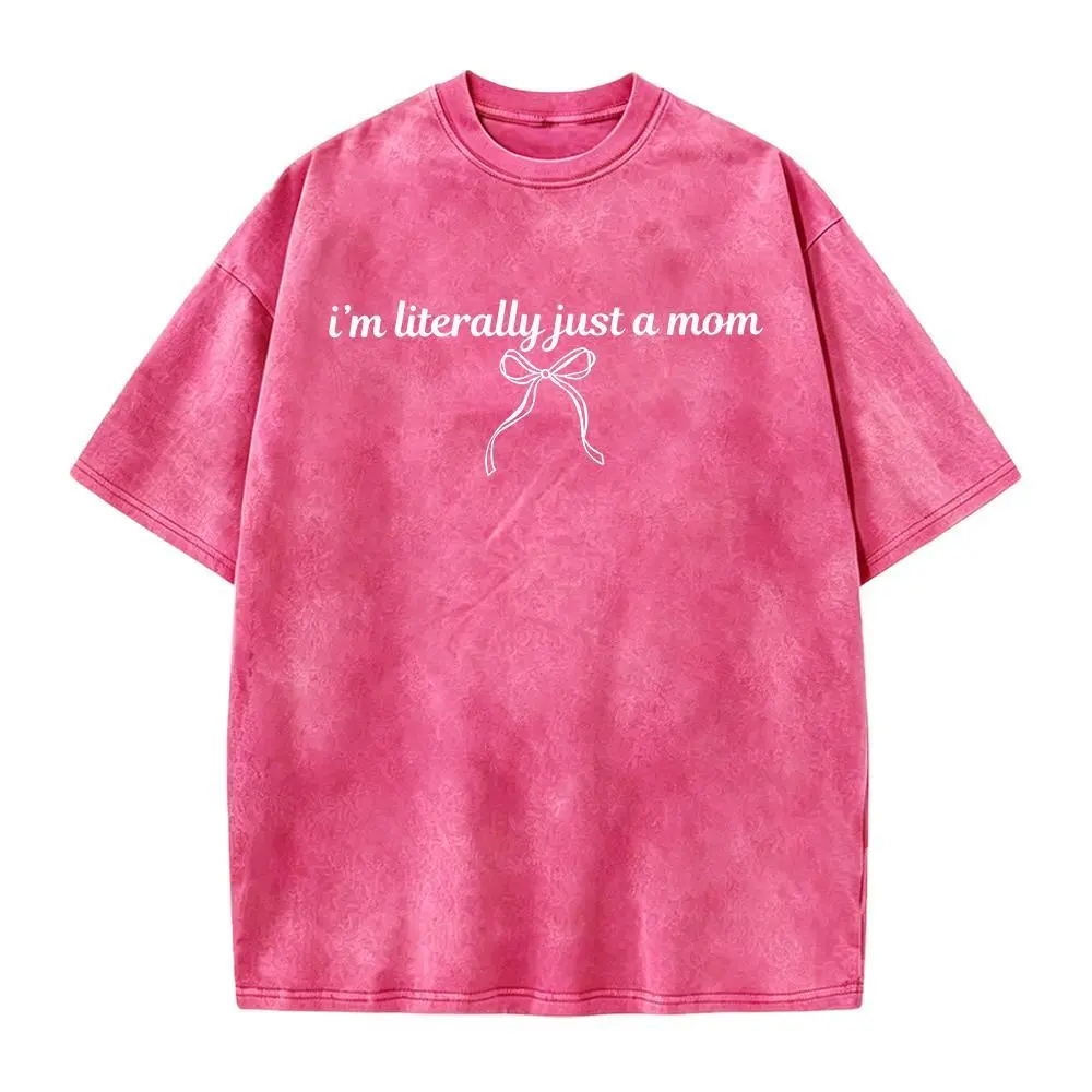 Washed T-shirt-Red