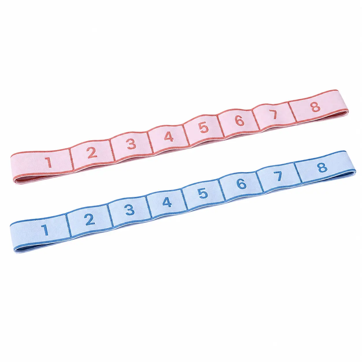 8-Loop Stretching Strap for Dance & Flexibility, 36.2 in Elastic Resistance Band for Ballet, Yoga, Pilates & Home Training, Pink or Blue