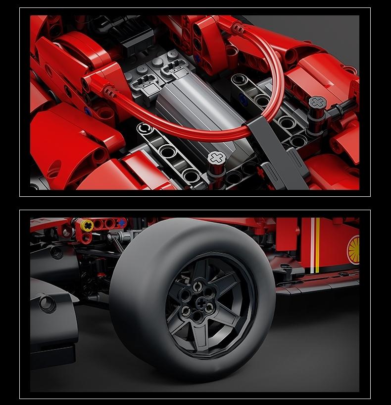 1:10 Classic Formula One F1 Building Model Set, Movie Inspired Bricks, Customizable Tech Toy, Adult Kids Holiday Gift, High Detail Collectible 1:10 Classic Formula One F1 Building Model Set, Movie Inspired Bricks, Customizable Tech Toy, Adult Kids Holiday Gift, High Detail Collectible