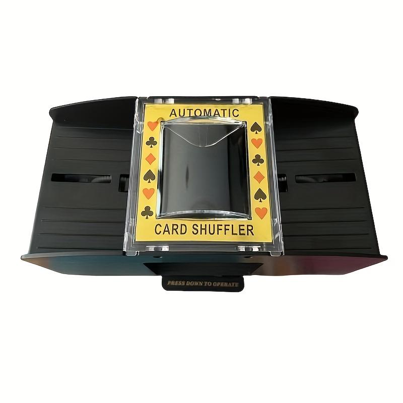 Automatic Card Shuffler Machine, Abs Material, Battery Powered, Compact Design with Clear Display, Ideal for Poker Games