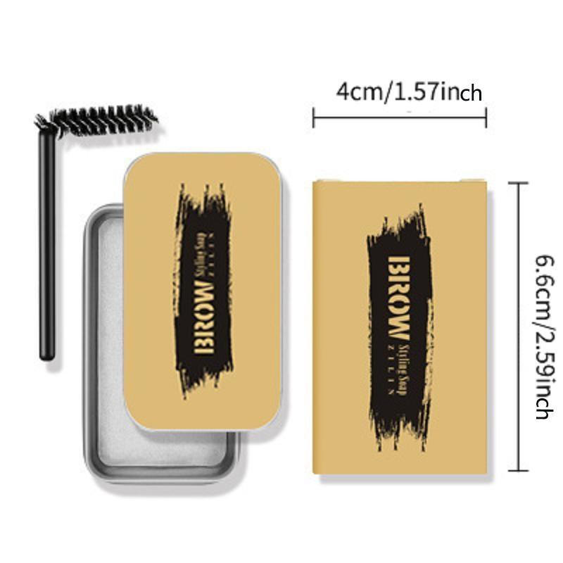 Lightweight Clear Brow Sealer, Long-Lasting & Smudge-Proof, Creates Natural 3D Eyebrows, Colorless Setting Gel, Defined & Separated Hairs, Affordable for Students & Beginners, Must-Have for Perfect Brow Makeup