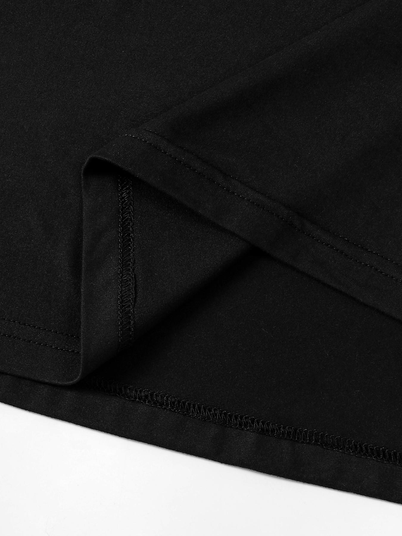 Men's Black Pink NONSENSE Letter Print T-Shirt, Vintage Streetwear Hip Hop Top, Suitable for Daily Wear and Street Style