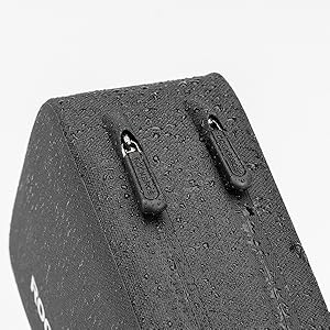 ROCKBROS Top Tube Bike Frame Bag - Waterproof Cycling Pouch with 2 Zipper Pockets for Bicycles