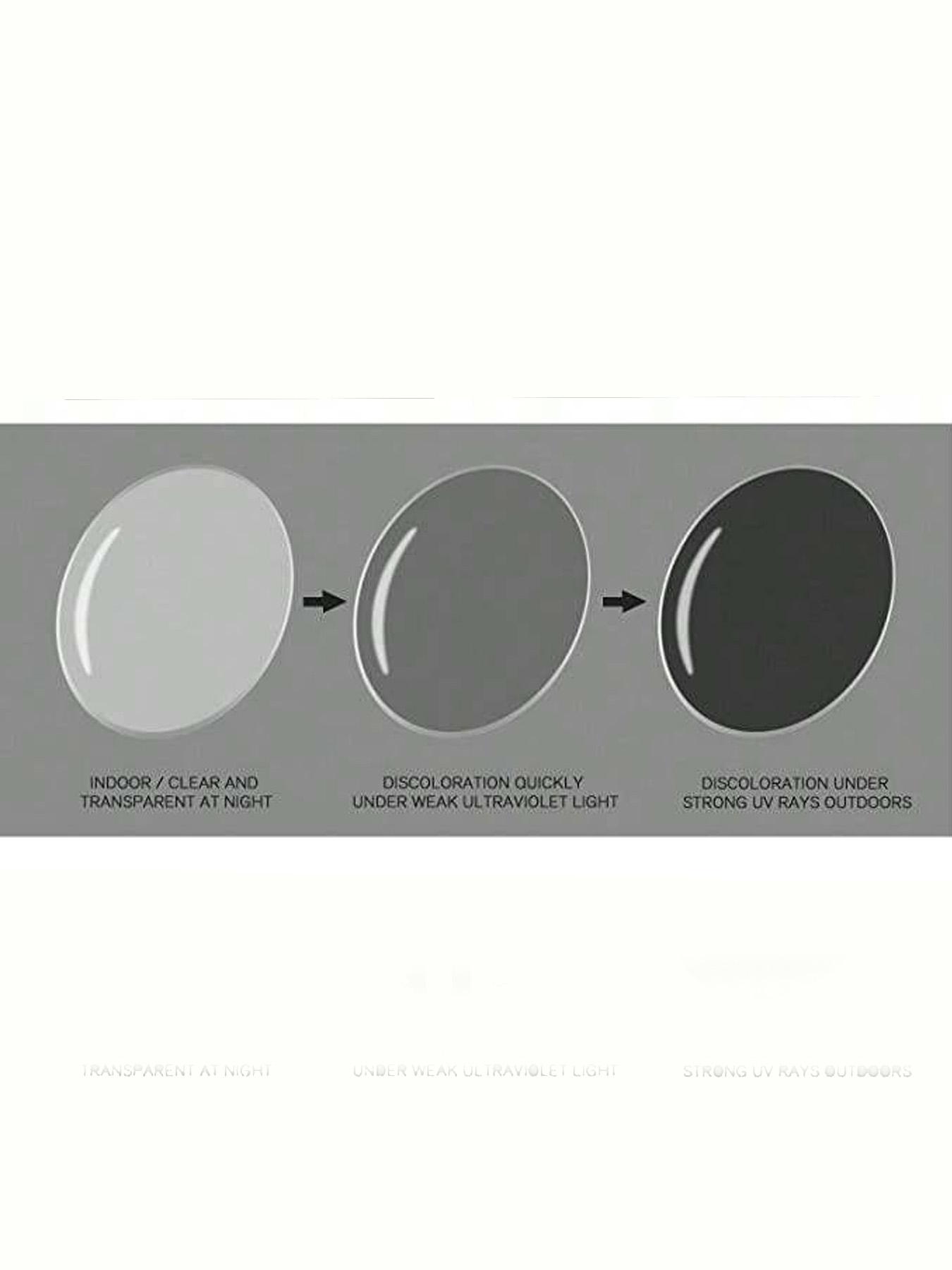 Simple Anti-blue Light Eyeglasses for Everyday Use, Basic Color-changing Fashion Eyeglasses for Women & Men, Fashion Eyeglasses for Work, Daily Clothing Decor, Perfect for Student Daily Use, Stylish Trendy Eyewear