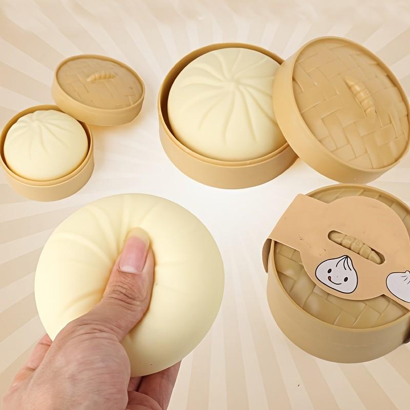 Dumpling Squishy Stress Ball Fidget Toy, Dough Ball Squishy Bun Squeeze Ball, Anxiety Relief, Adult Squishy Toy, Anti Stress Adhd Add, Stress Relief Gadgets
