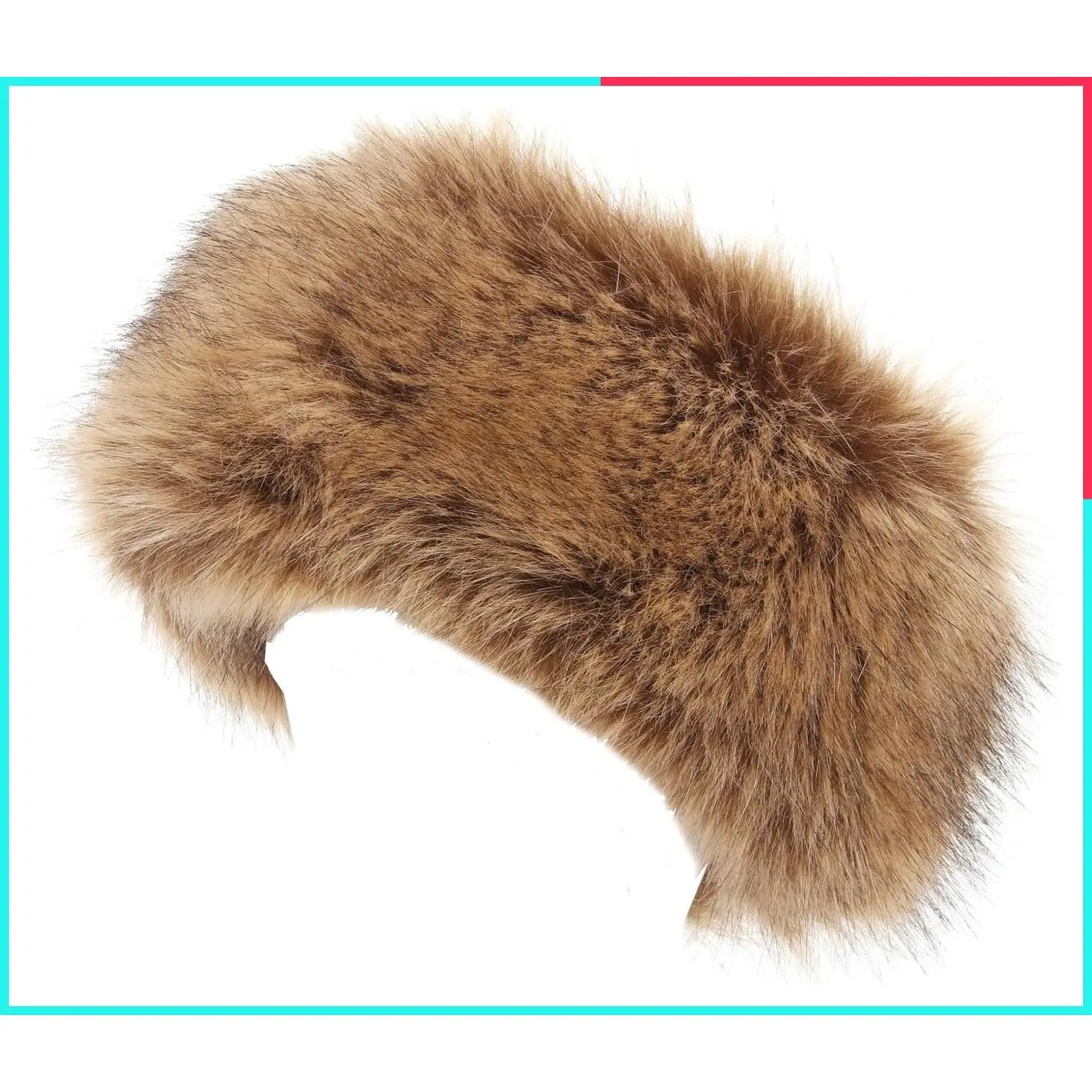 Women's Faux Fur Stretch Headband - Cozy Winter Ear Warmer Earmuffs