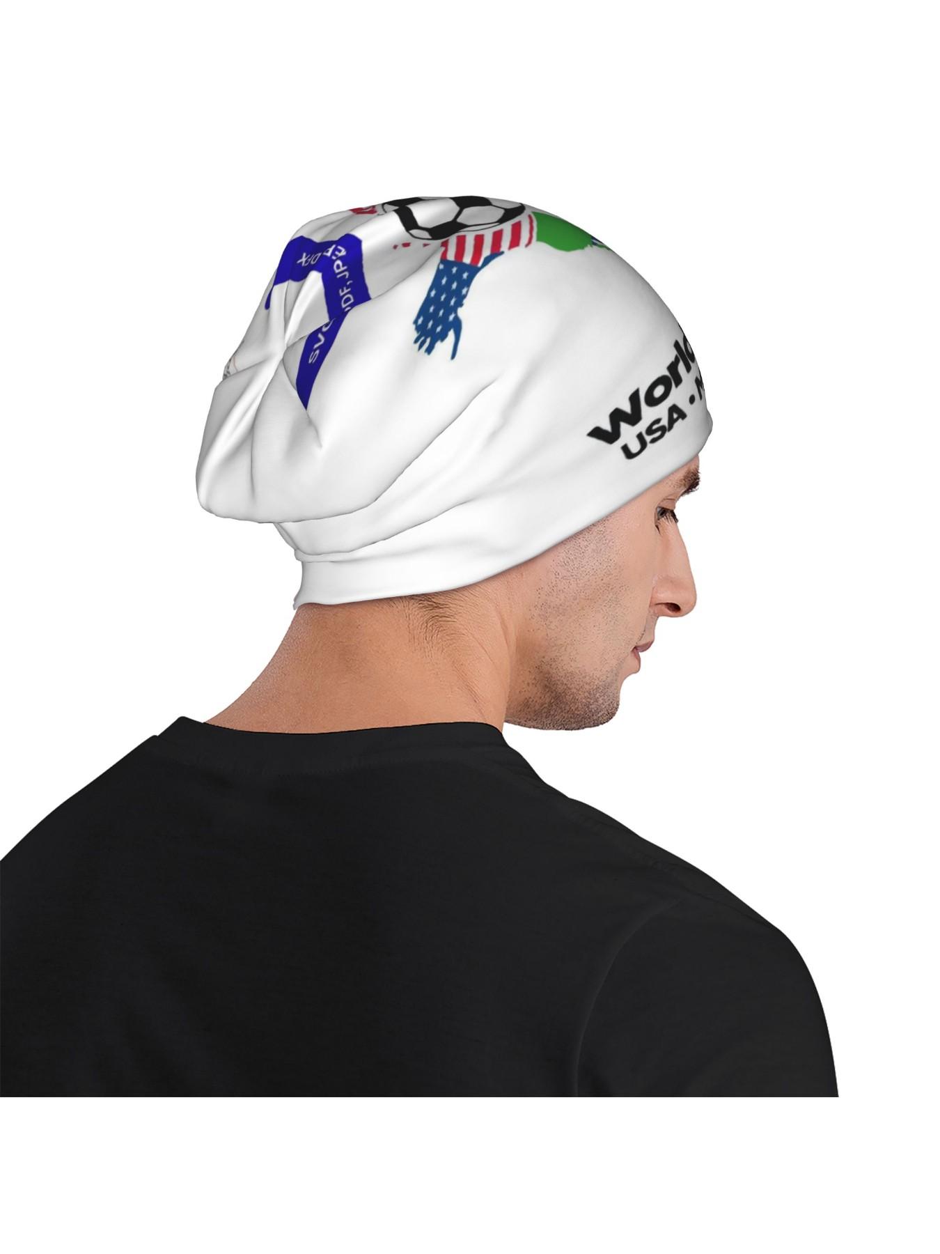 1 Piece Skullies Beanies Caps 2026 USA Mexico Canada Map Thin Hat Autumn Spring Bonnet Hats Men Women's Hip Hop Ski Cap, Sports Hat