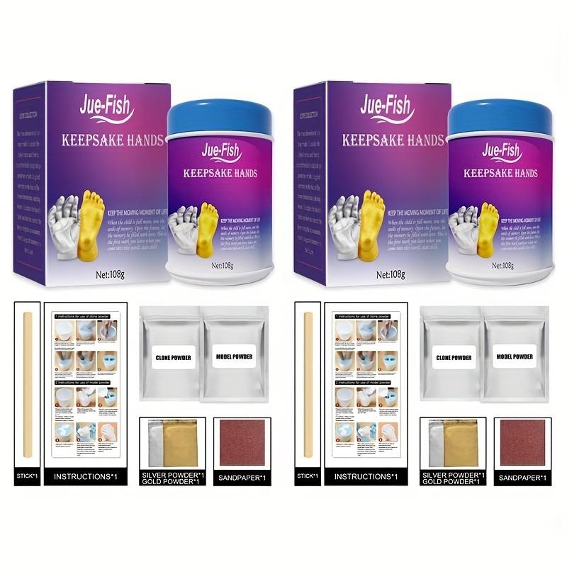3D Hand Model Powder Creative 3D Clone Powder DIY Material Valentine's Day Hand Footprint Souvenir Model