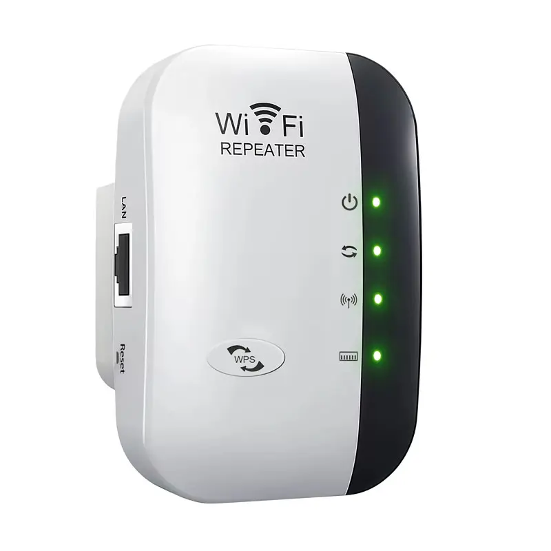 WiFi Repeater/extender, Wireless Repeater, Internet WiFi Booster and Signal Amplifier, 300mbps, 2.4GHz WiFi Band, Outdoor Long Range Signal Extension, Easy Connection