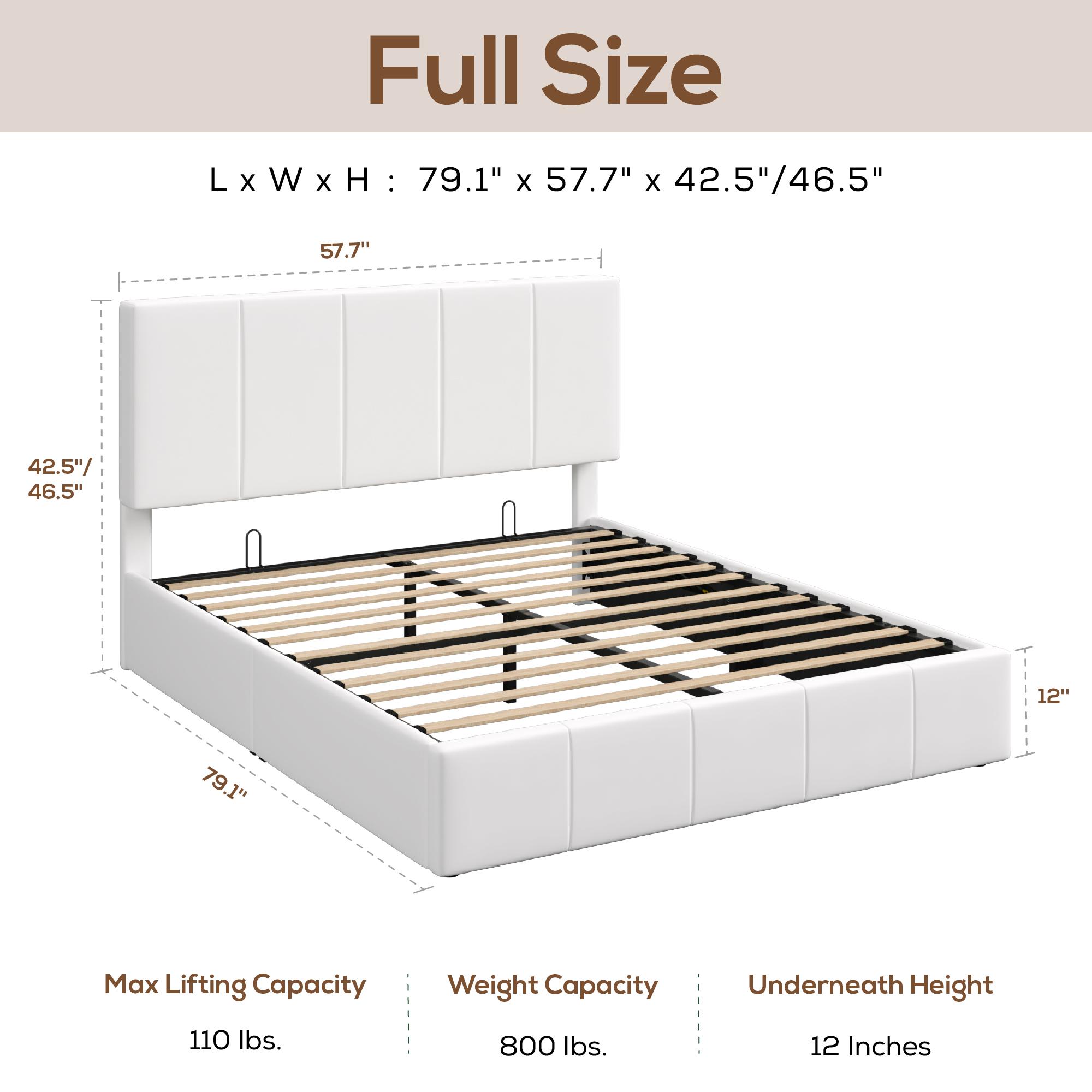 MUTICOR Velvet Upholstered Lift-Up Storage Bed Frame,Gas Lift Platform Base with Large Storage, No Box Spring Needed，Full/King/Queen Size Bed Frame. #TikTokShopBlackFriday #ChristmasGifts