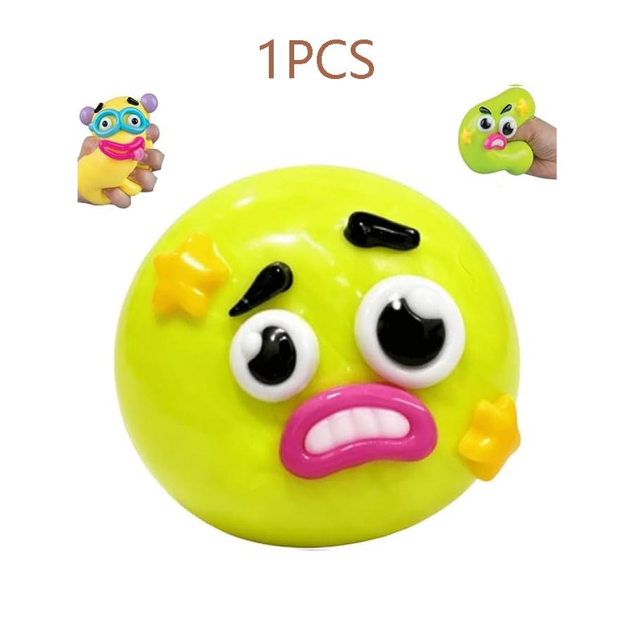 LDSK Smushers Squishy - Curiosities Smushers Dog Face Swap Squishy Soft Moldable Cute Slow Rise Relaxing Sensory Fidget Relief Anxiety Stress Fun with Interchangeable Faces for Tactile Play Fun
