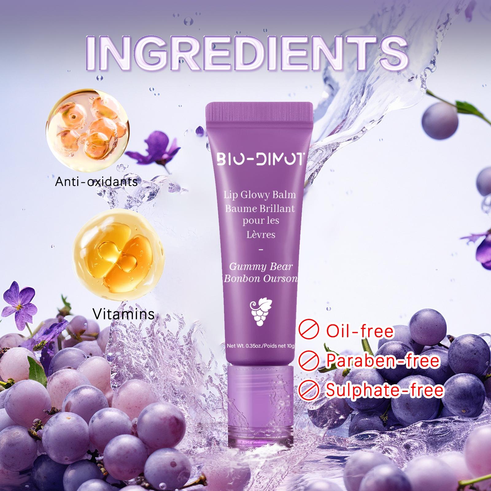 Fruits Vegetables Flavor Moisturizing Lip Gloss, 1 Count/4 Counts Long Lasting Tinted Hydrating Lipgloss, Hydrate Plumping Lip Oil for Dry and Cracked Lips