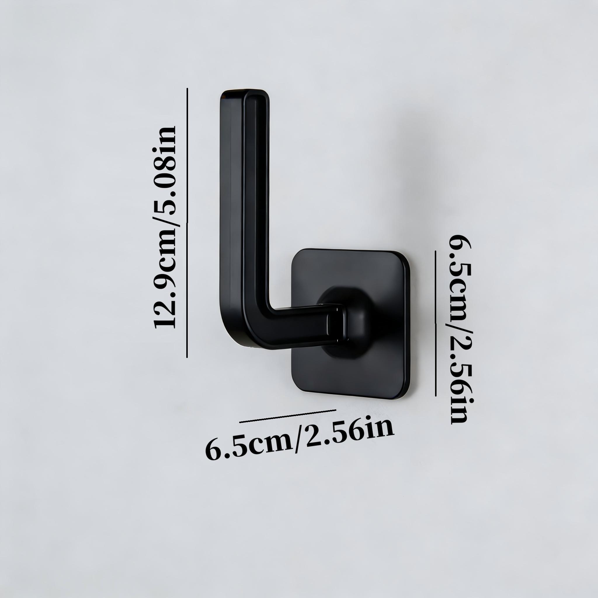 3-Pack No-Drill Hooks, Multi-Purpose Strong Adhesive Hooks, Seamless Clothing Hangers, Kitchen Storage Rack, Wall L-Shaped Hooks