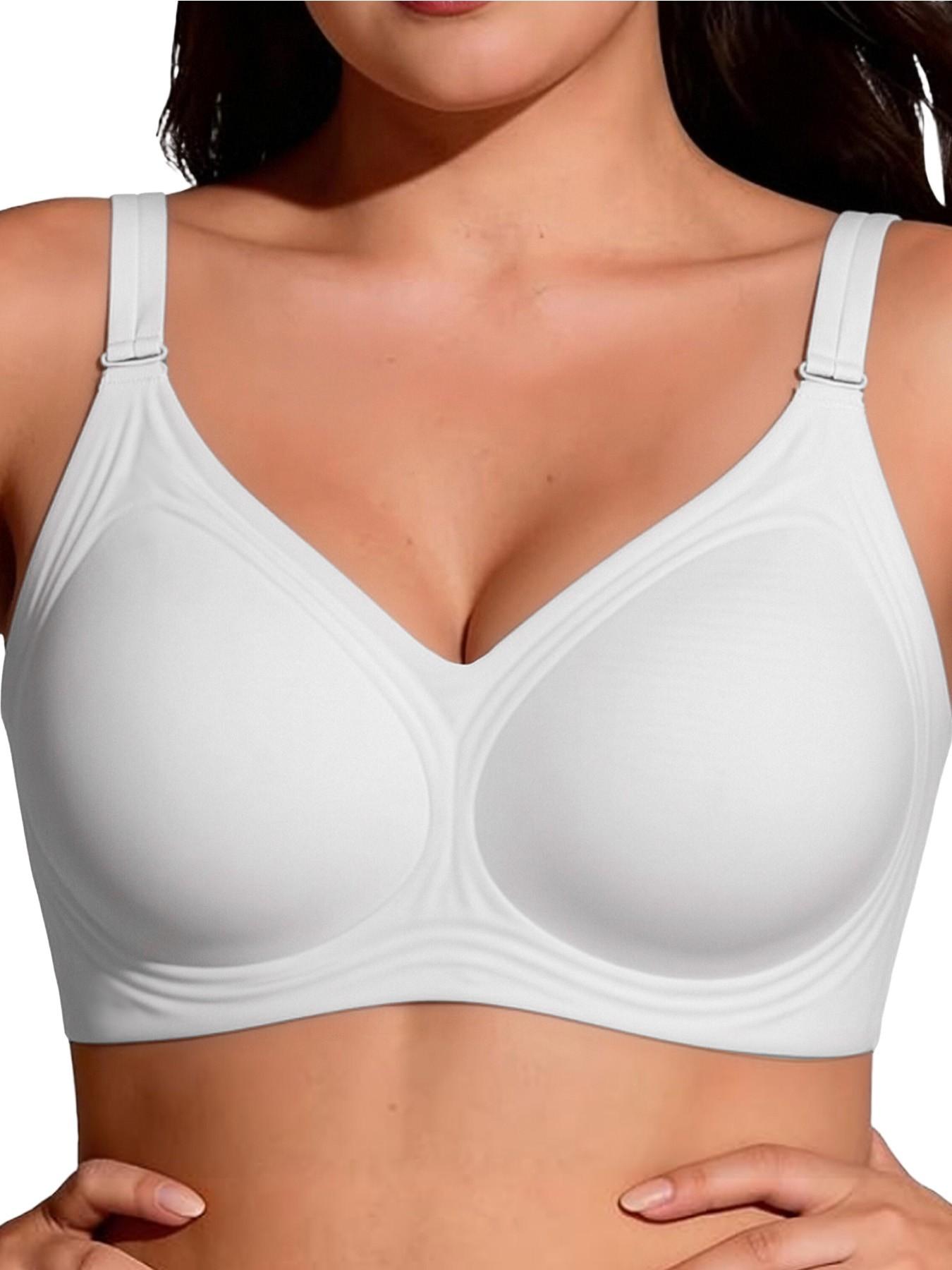 Wireless Sports Jelly Bra, Adjustable Cross Straps For Beauty Lift & Support, Full Coverage Back Smoothing Seamless Bra, Sport Lingerie For Summer Casual Day, Perfect for Daily Wear and Gifts