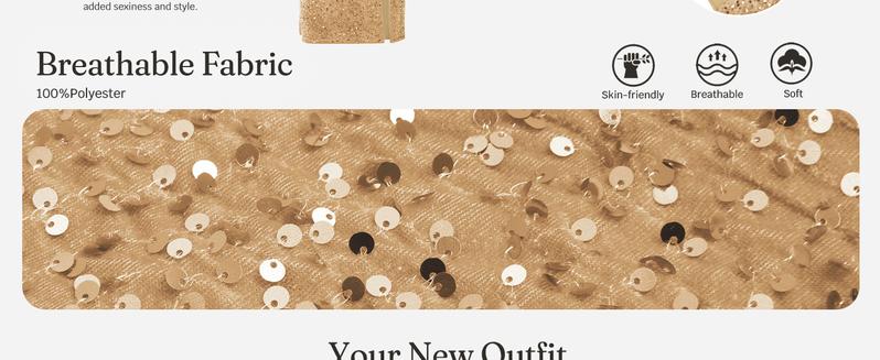 Wenrine Women's Sparkly Sequin Dress Spaghetti Strap V Neck Sexy High Slit Formal Club Party Evening Maxi Dresses