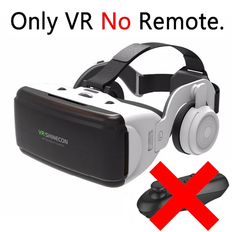 Shinecon Virtual Reality 3D VR Glasses Headset Viar Devices Helmet Lenses Goggle Smart For Smartphone Phone Cell Headphone Gogle VR Headsets