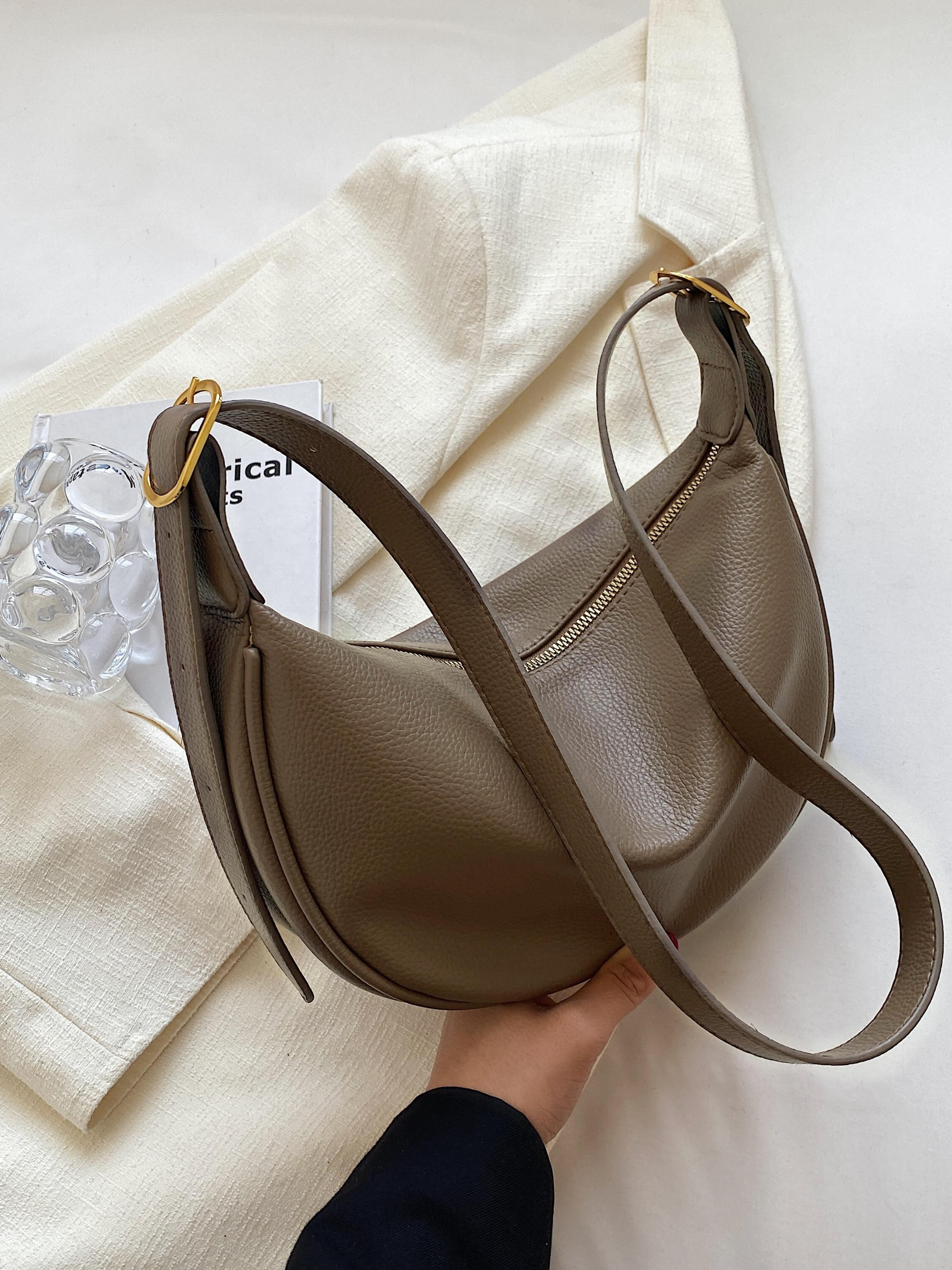 Women's Fashionable Solid Color Shoulder Bag, Casual Versatile Crossbody Bag for Daily Used, Trendy All-match Commuter Bag, Cross Body Bags