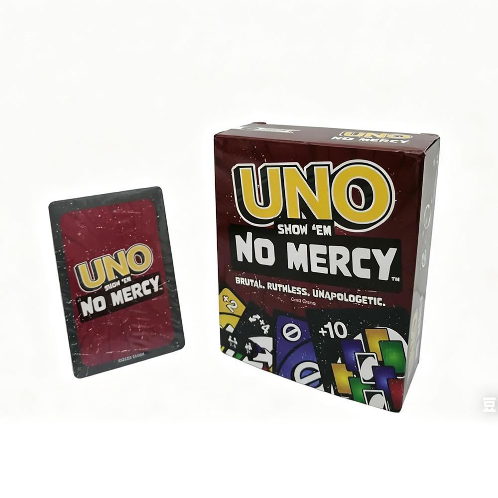 Uno Brutal Edition Card Game, Family Party Interactive Board Game, Hardcore Version, Supports 2-10 Players, Fun and Competitive Gameplay
