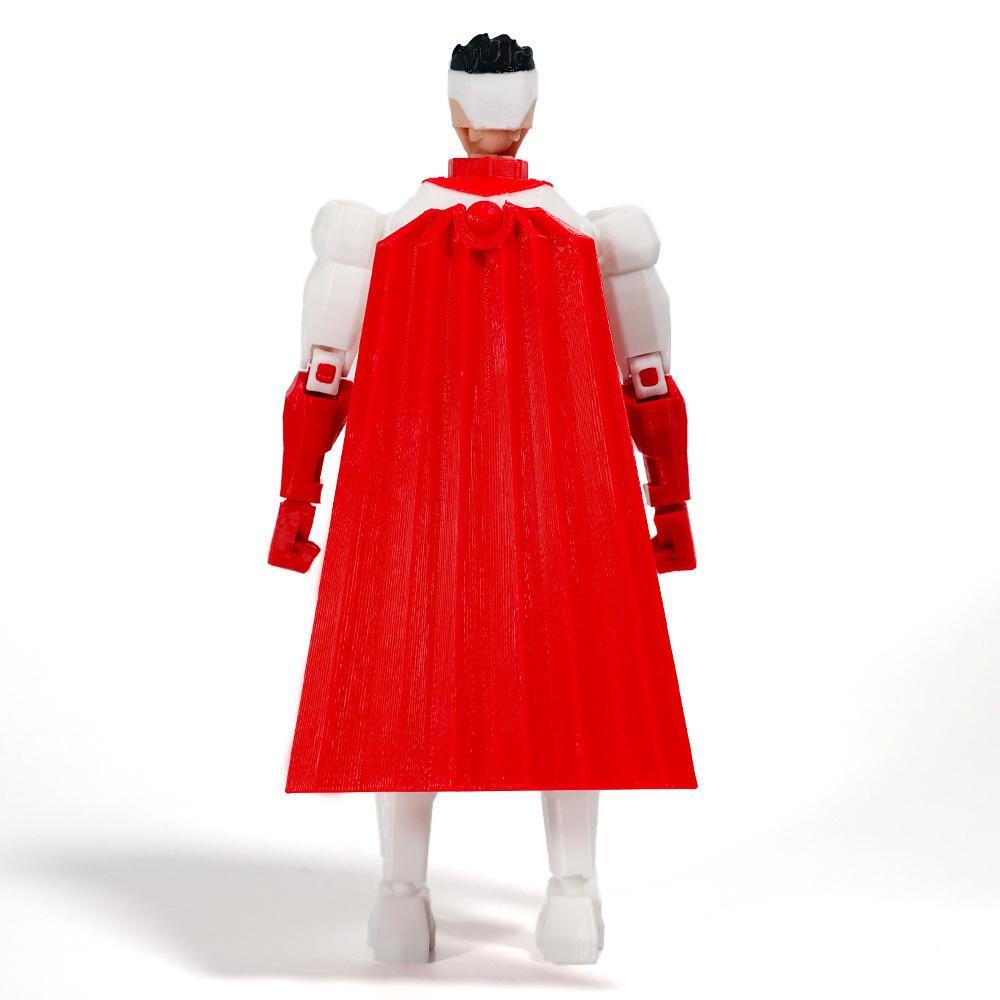 3D Printed Invincible Omni Man Superhero Toys, Multi-Jointed Plastic Anime Figures, DIY Model Kits for Children’s Gifts & Ornaments