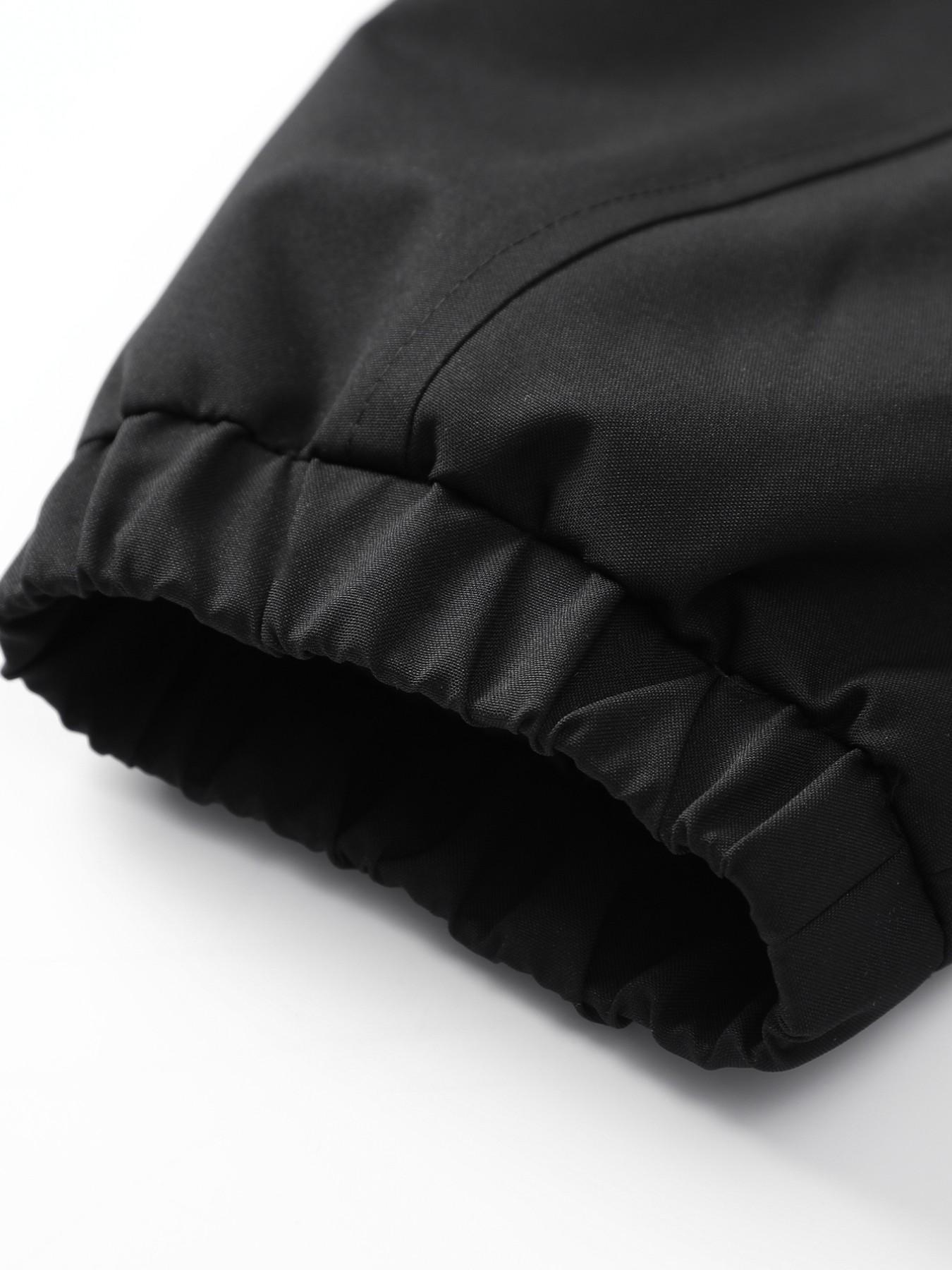 Men's Plus Size Windproof Zipper Jacket, Smooth Durable Fabric, Loose Fit Stand Collar Workwear, Letter Print Design, Retro Sport Style