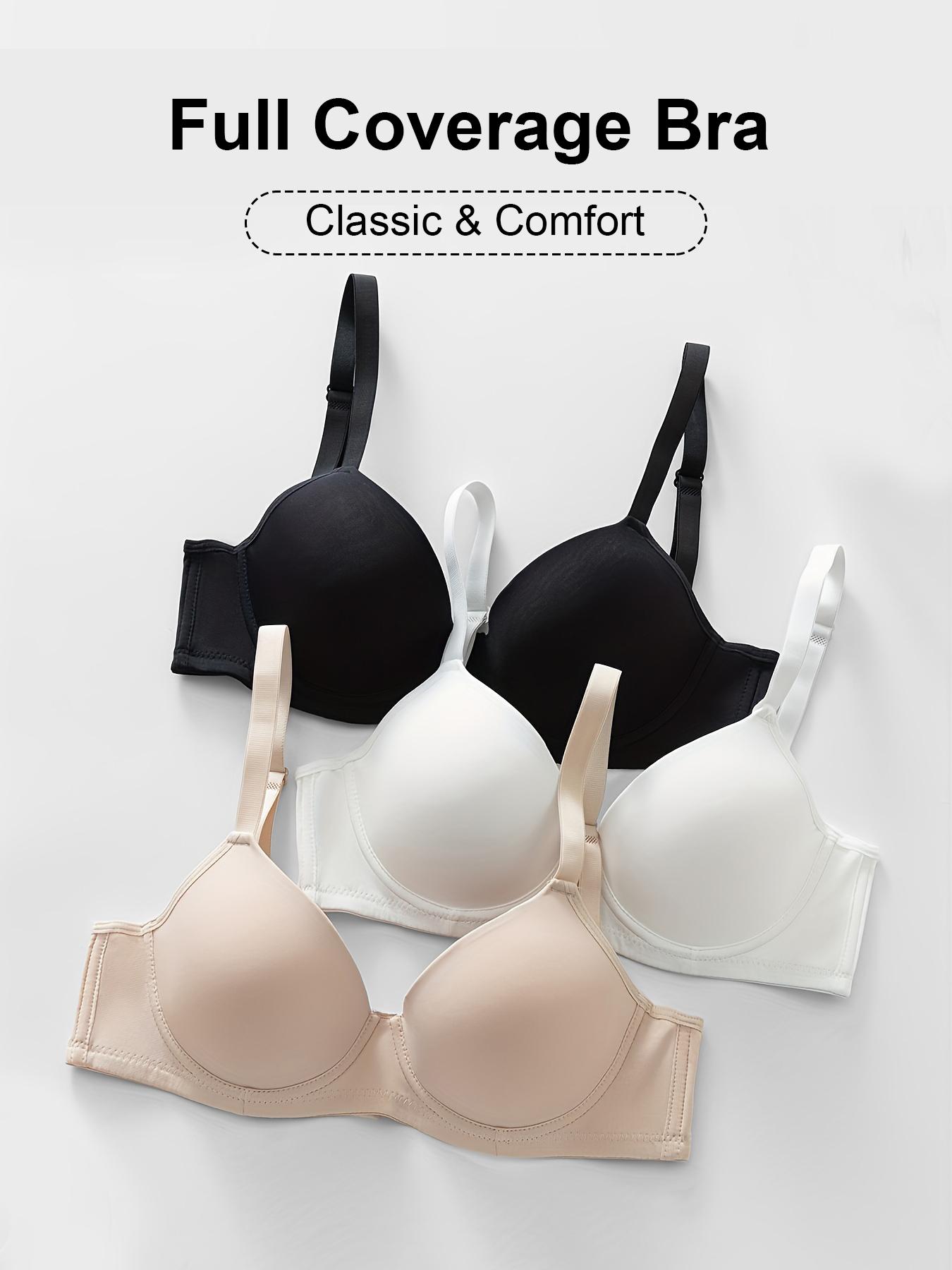 🍑3-Pack Big Bust Friendly Bra Set! Full Coverage Anti-Sagging Design, Natural Lift & All-Day Support, Smooth Seamless Fabric✨