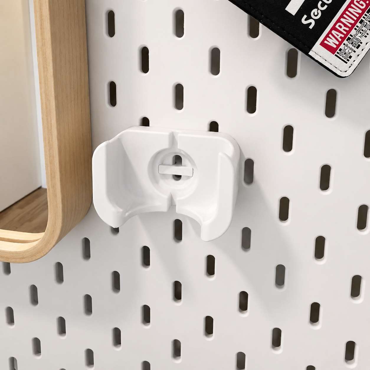 Skadis Pegboard Compatible Earphone Charging Stand Wall Hanging Cable Organizer Holder