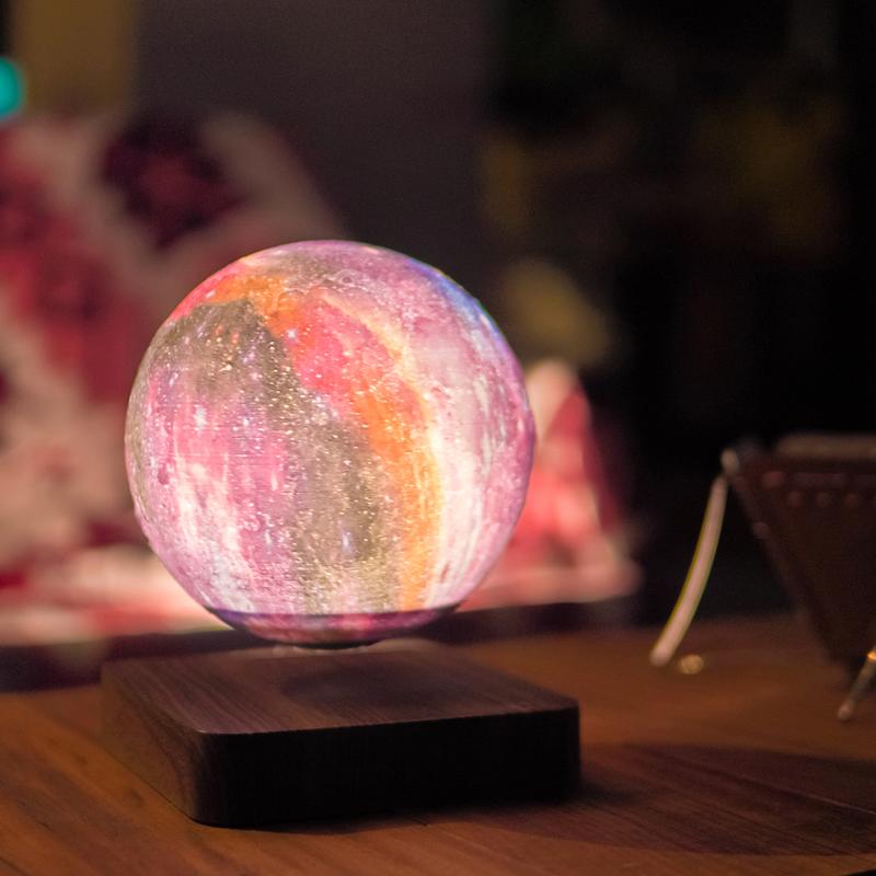 Levitating Galaxy Lamp Floating and Spinning in Air Freely  Galaxy Moon Lamp Lights,Unique Gift & Decorative Lamp for Kids Lover Friends
