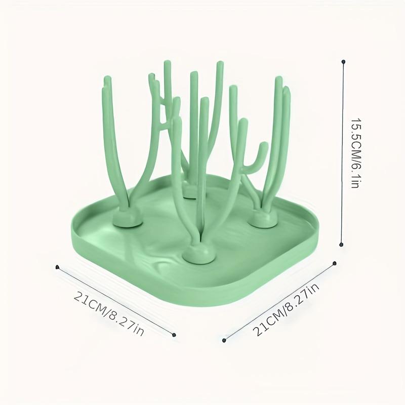 1pc Portable Multi-functional Drying Rack - Foldable Bottle Holder, Removable Stand