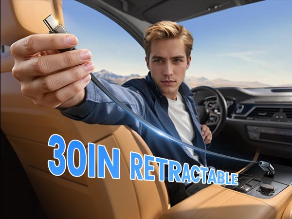 Lamicall Retractable Car Charger USB C Fast Charging [Ultra-Compact, 75% Less Space] 57W Type C Car Phone Charger fit iPhone 16 16e 15 Pro Max Plus Galaxy S25 S24 Ultra Pixel Android #TikTokShopBlackFriday #TikTokShopCyberMonday