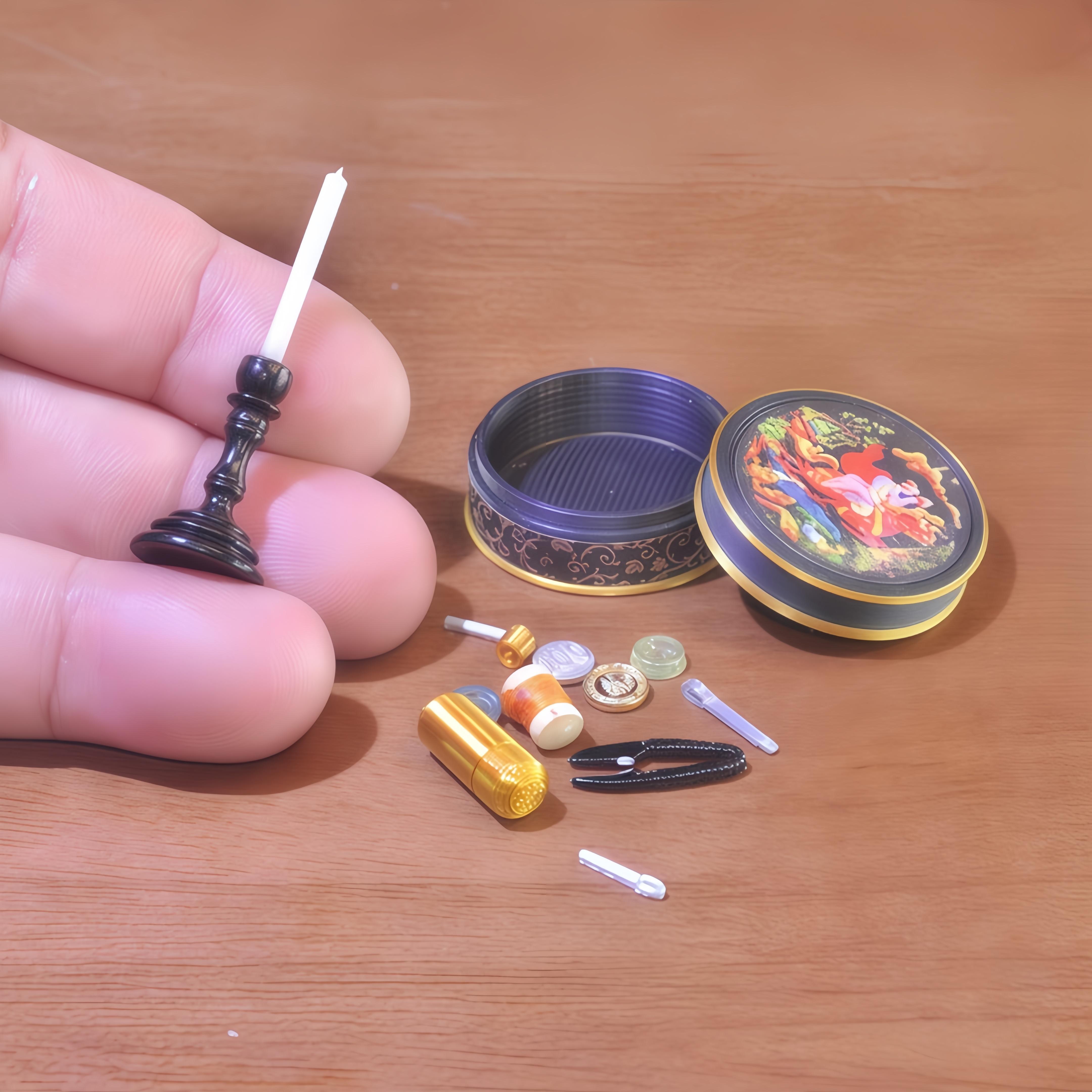 sets of retro mini sewing kits in a 1:6 scale and the Candlestick Collector's Edition modular dollhouse decorations (including decorations and accessories)