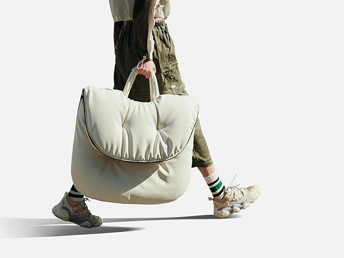 [Dealsforyoudays]Folding Faux Leather Accent Chair - Waterproof Easy Clean Foldable Comfy Reading Chair for Living Room Bedroom - Portable Chair for Balcony Garden Picnic, Metal Frame