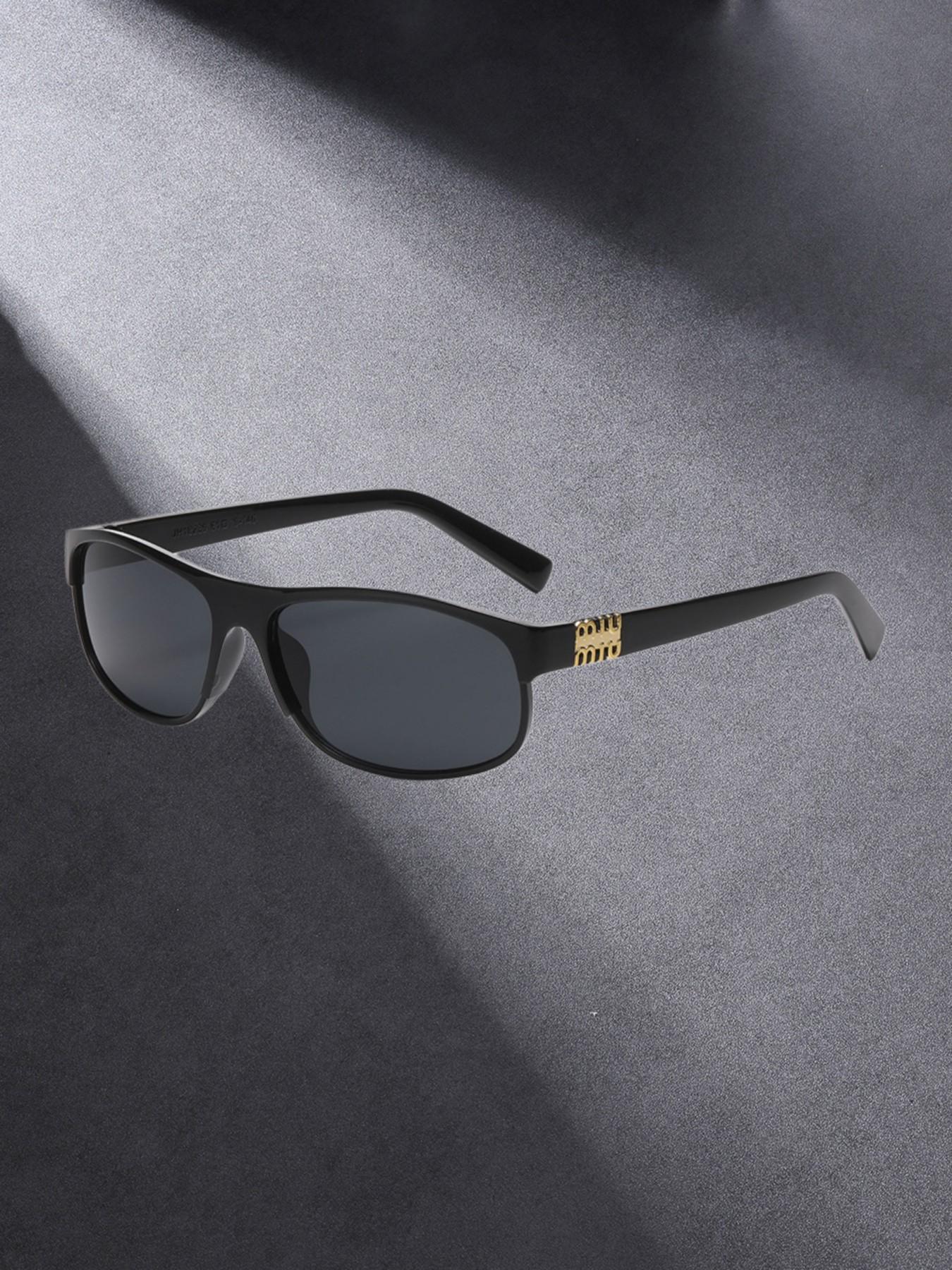 Small Frame Men's Sunglasses, Casual All-Over Print Decorative Lens, Unisex Daily Wear, Perfect for Work and Leisure