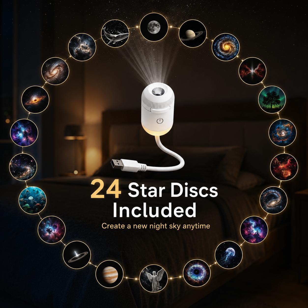 USB Star Sky Projector Lamp, Mini Galaxy Night Light for Bedroom, Romantic Room Decor, Kids Room, Dorm Room & Indoor Space USB Star Sky Projector Lamp, Mini Galaxy Night Light for Bedroom, Romantic Room Decor, Kids Room, Dorm Room & Indoor Space