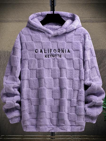 Men's Casual Simple Outdoor Pullover Sweater, Fleece Lined Warm Knitwear, Regular Fit Long Sleeve Top for Fall & Winter