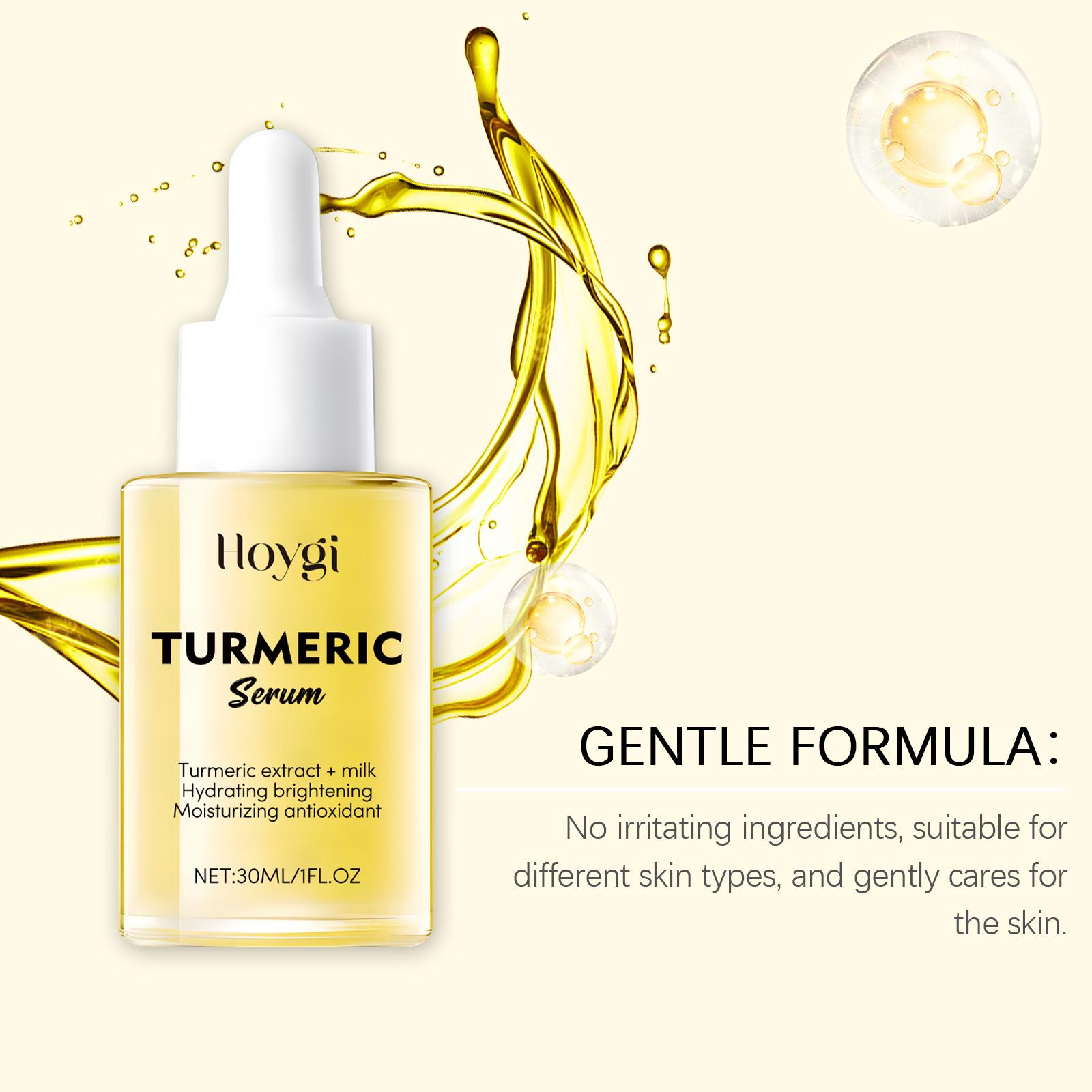 Turmeric Milk Moisturizing Serum, Nourishing & Hydrating Formula, Daily Skin Care Essentials, Benefits, Natural Ingredients