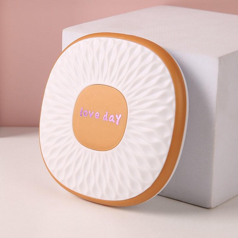 Portable Foldable Dual-Sided Makeup Mirror, Compact Square Handheld High-Definition Princess Mirror, Travel-Friendly Beauty Mirror, Folding Makeup Mirror