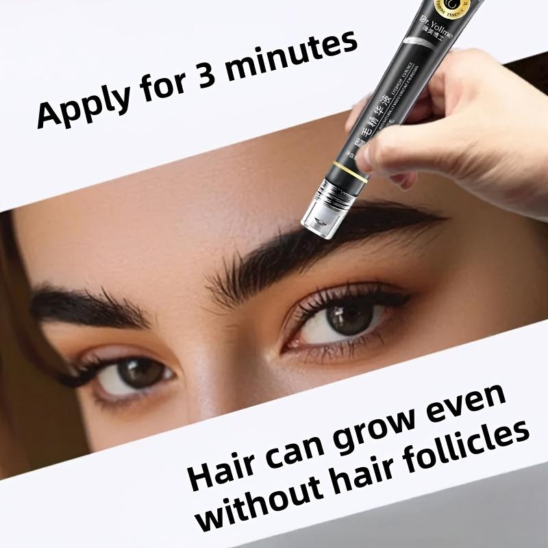 Eyebrow nourishing essence thick and slender mascara, suitable for both men and women, suitable for sparse or broken eyebrows, containing natural ingredients to help absorb, waterproof and durable wild eyebrow cream