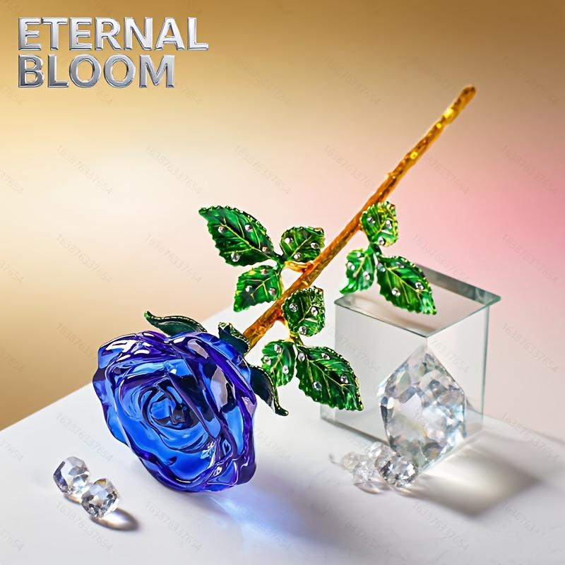 Eternal Glass Rose, Romantic Valentine's Day Gift, Mother's Day Warmth, Thanksgiving Love, Christmas Surprise, Year-Round Holiday Decor, Decorative Flowers