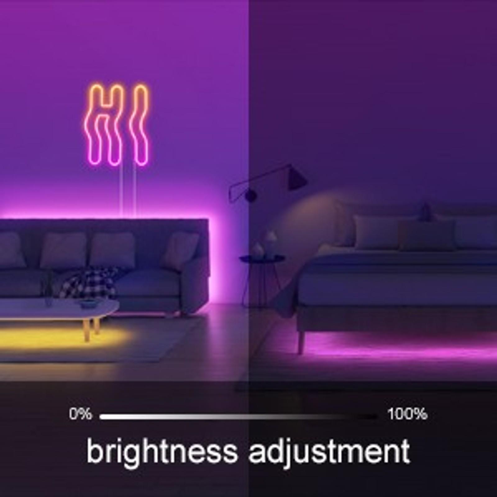 200FT LED Lights for Bedroom (2 Rolls of 100FT), Music Sync Smart LED Strip Lights, Bluetooth App Control, RGB Color Changing, Ultra LongGift 200FT LED Lights for Bedroom (2 Rolls of 100FT), Music Sync Smart LED Strip Lights, Bluetooth App Control, RGB Color Changing, Ultra LongGift