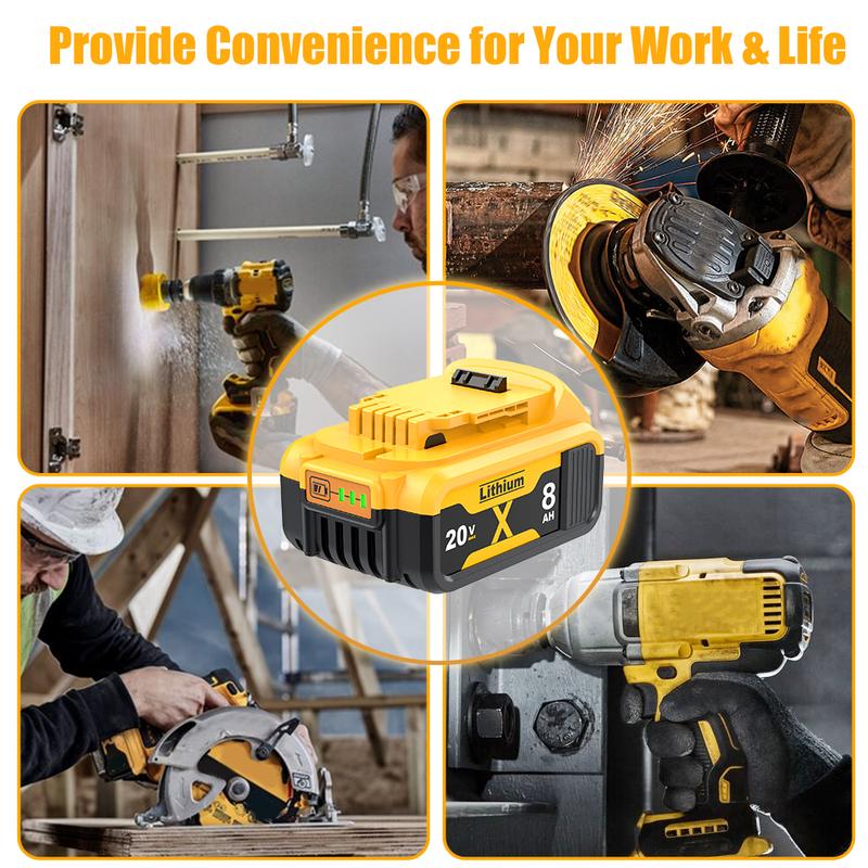 Bulk Buy Bigger Savings 3.5Ah 8.0Ah Battery Replacement for Dewalt 20 Volt MAX XR Battery Compatible with Dewalt DCB200 DCB201 DCB203 DCB204 DCB206 DCB181 DCB180 DCD/DCF/DCG Power Tools replacement dewalt dewalt 20v Bulk Buy Bigger Savings 3.5Ah 8.0Ah Battery Replacement for Dewalt 20 Volt MAX XR Battery Compatible with Dewalt DCB200 DCB201 DCB203 DCB204 DCB206 DCB181 DCB180 DCD/DCF/DCG Power Tools replacement dewalt dewalt 20v